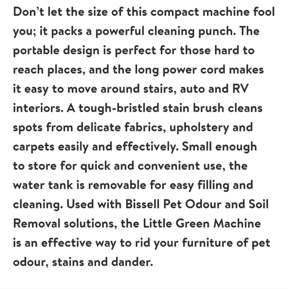 Little Green Machine Carpet Cleaner - Picture 6 of 9